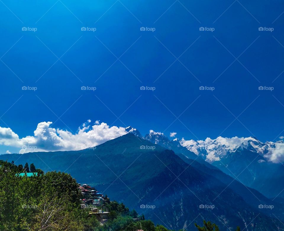 Beautiful countryside mountains vistas