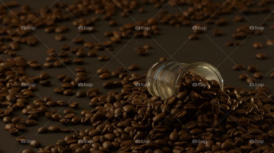 Roasted coffee beans