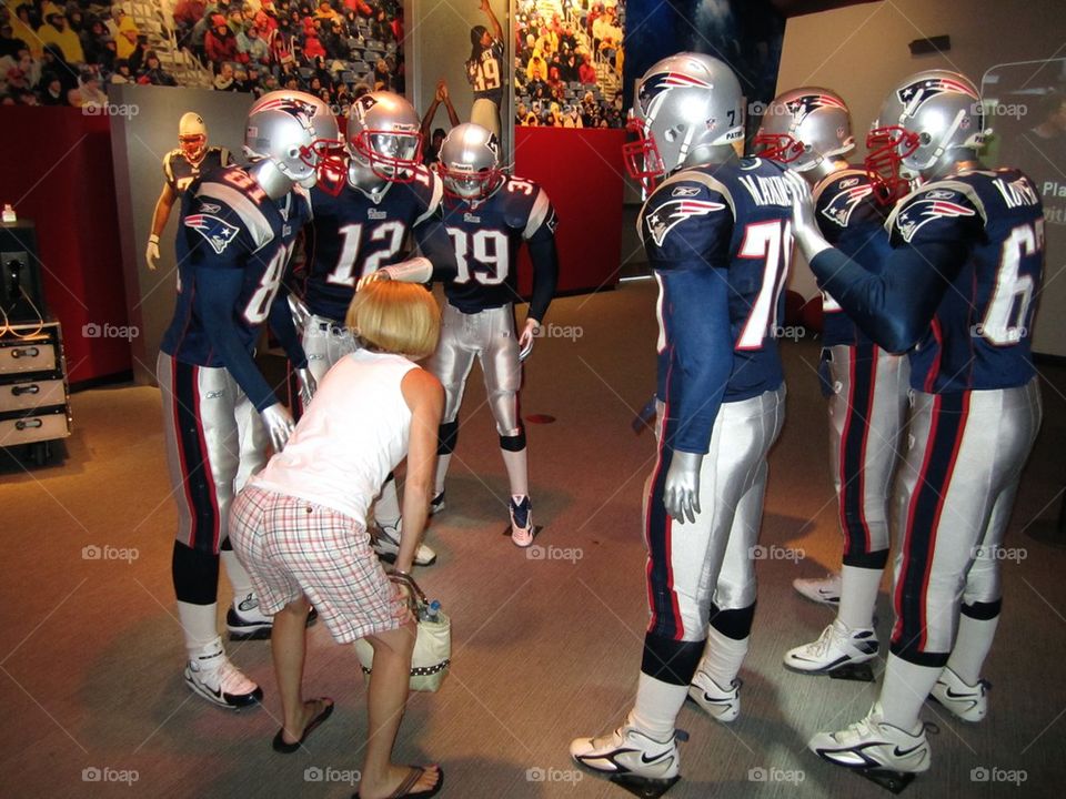 The hall, Gillette Stadium, Home of the New England Patriots