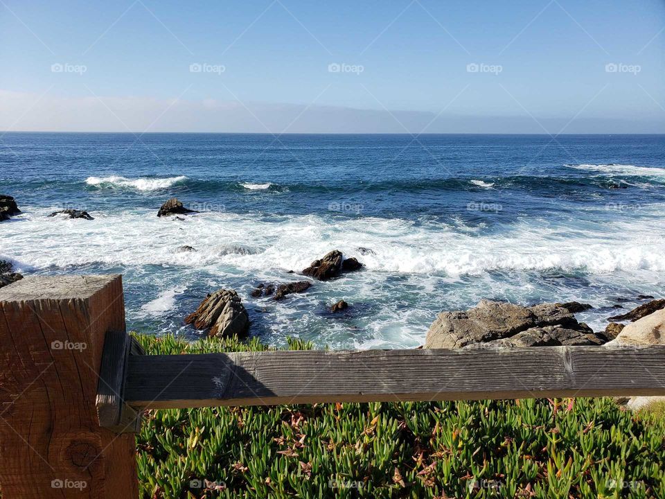 watching the tide roll in