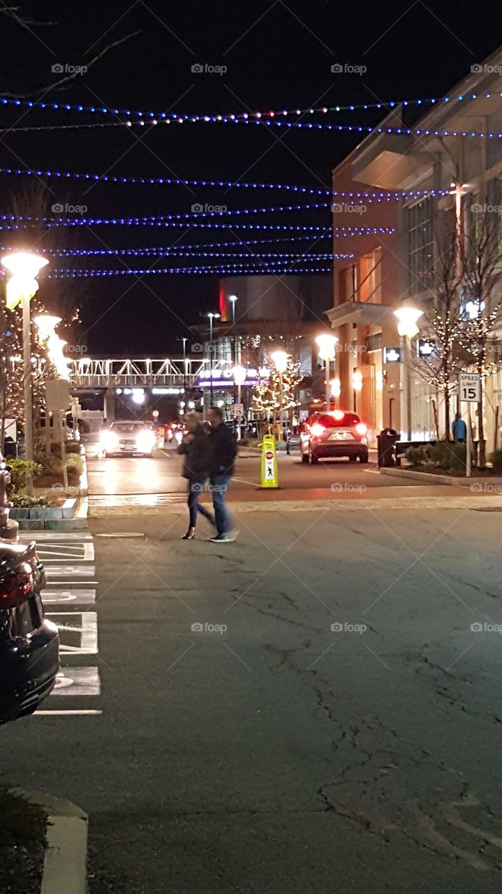 Christmas at the mall