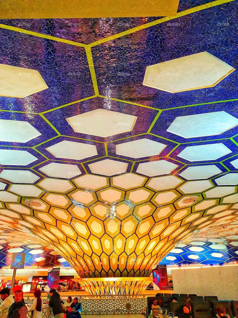 @Colorful Fountain Ceiling