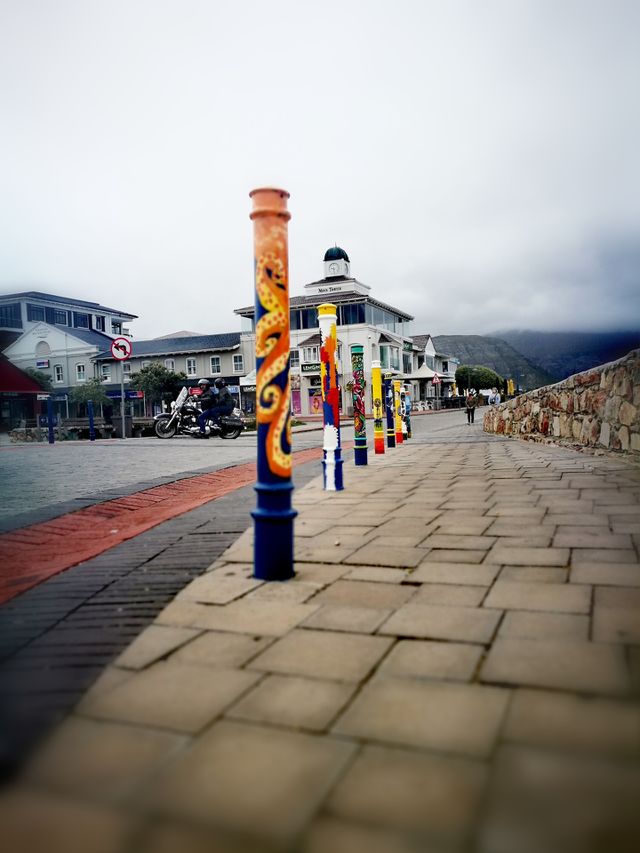painted poles