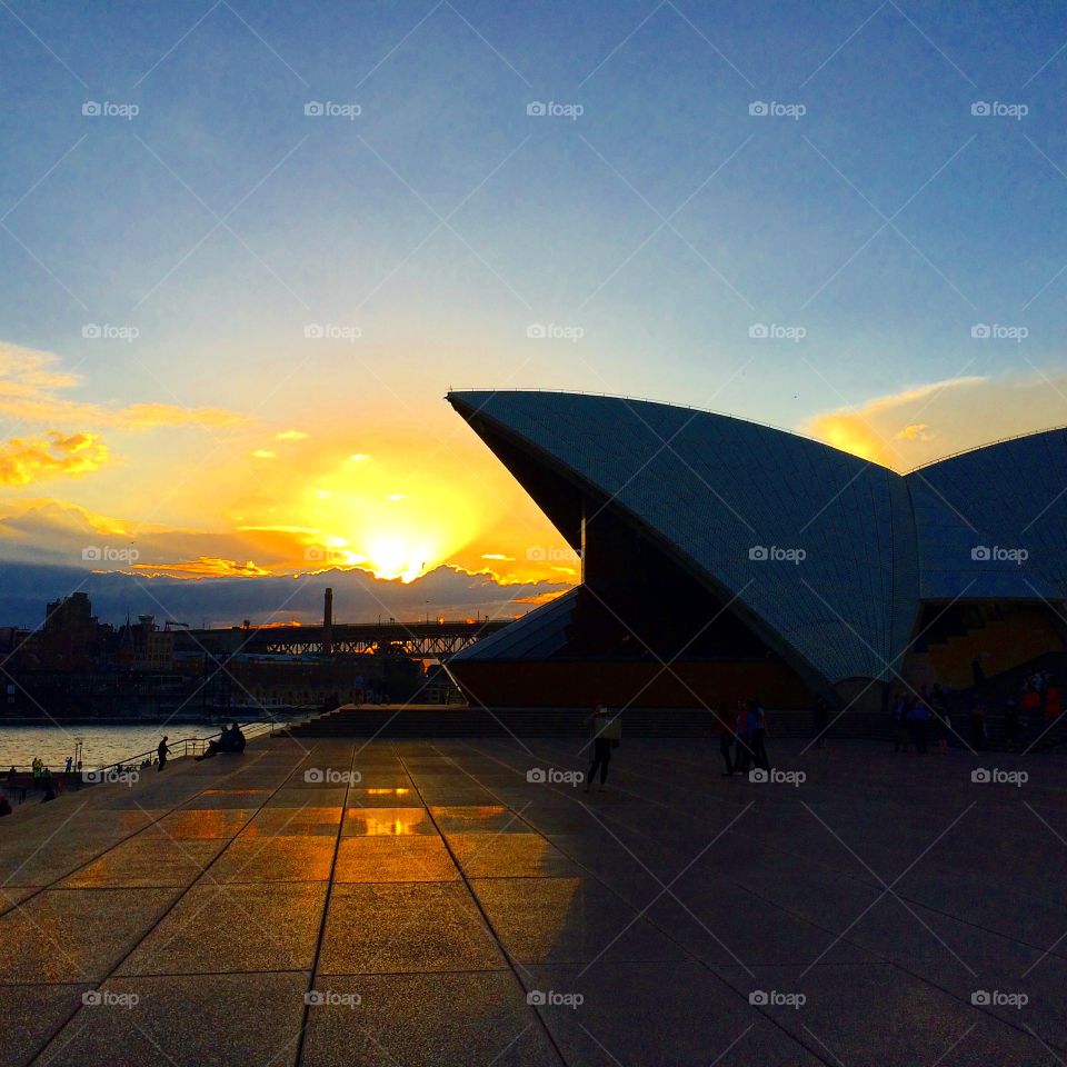 Sunset at the Opera House