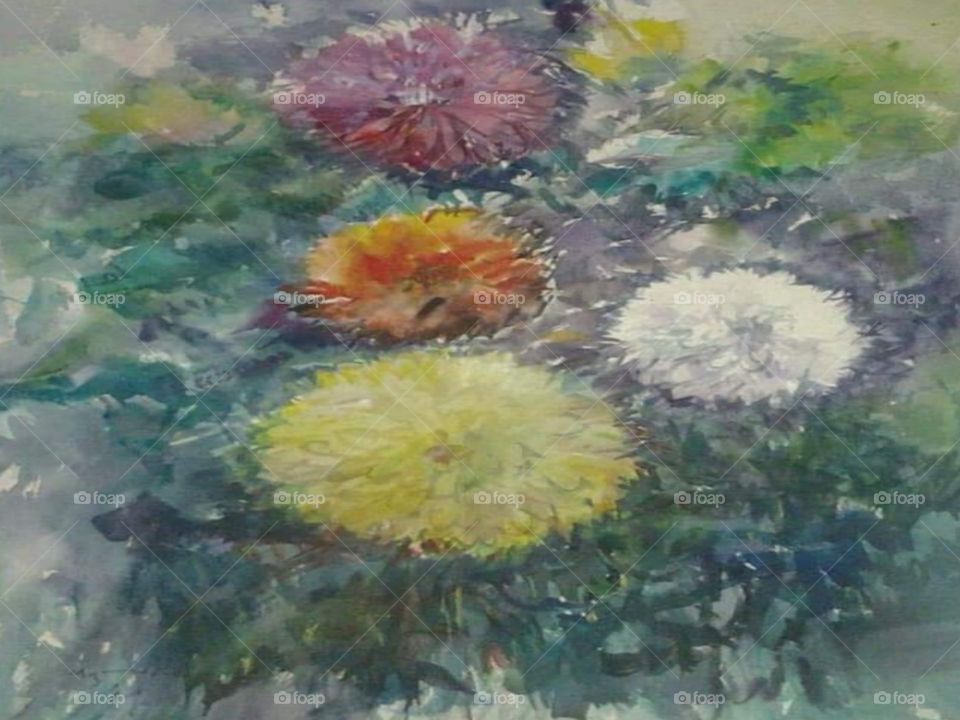 Flower painting