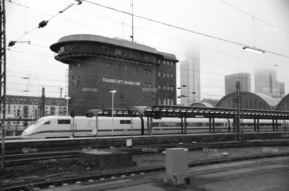 Intercity Express at Frankfurt Central Railway Station