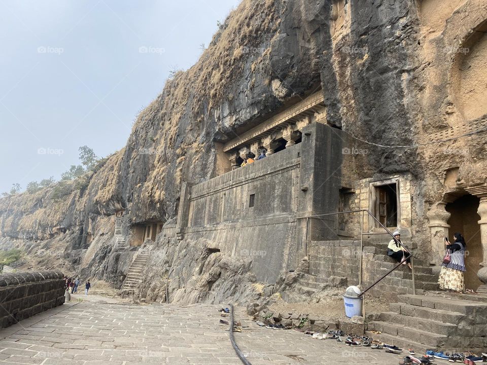 Lenadri Ganesh temple caves. Amazing place and to Visit here we have to climb 350 steps . Good luck 