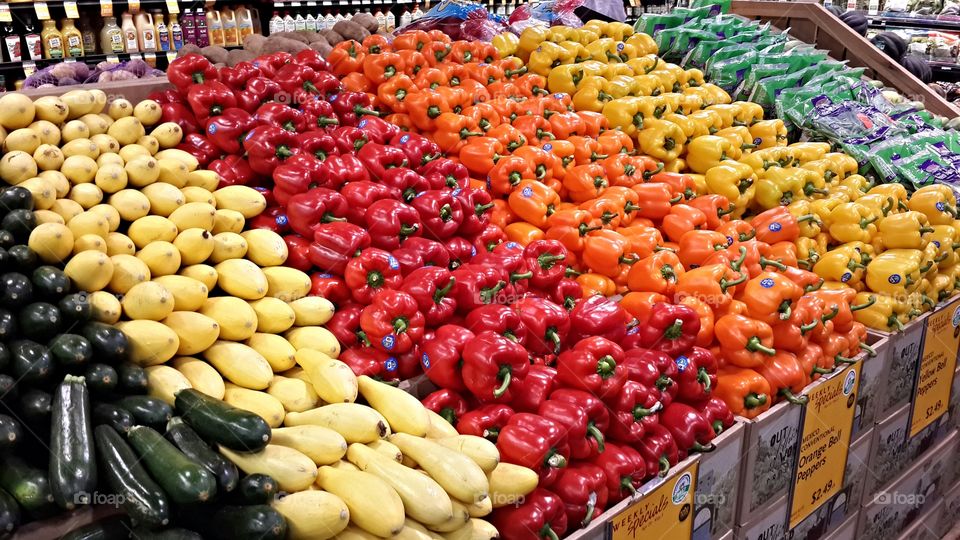 Variety of peppers