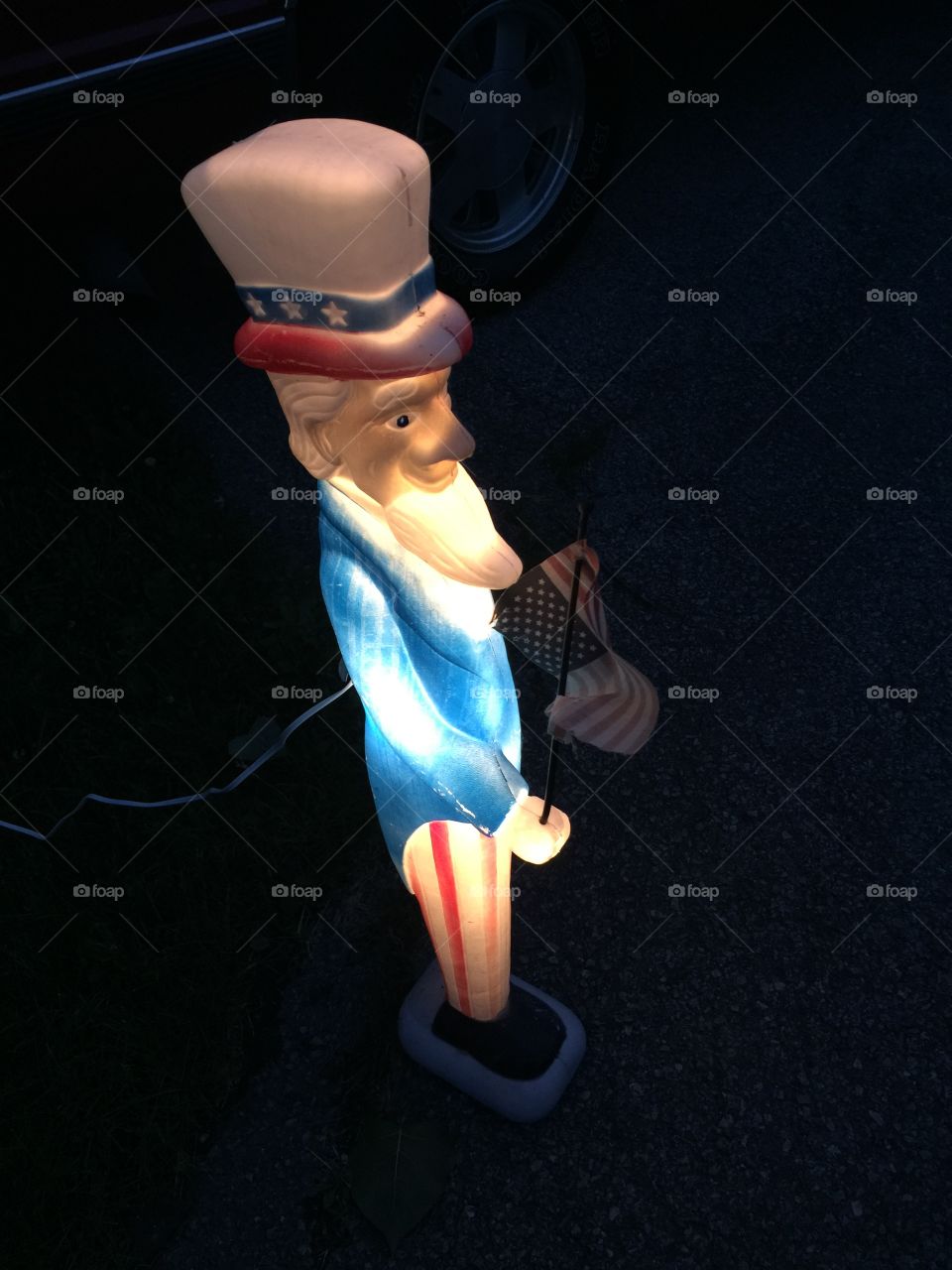 Uncle Sam Blow Mold