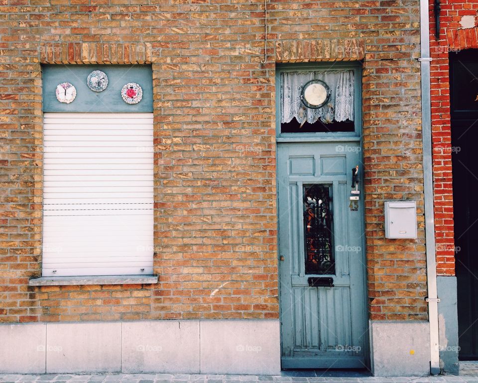 Door, House, Architecture, Building, Wall