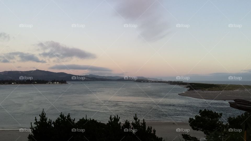 Water, No Person, Landscape, Sea, Sunset