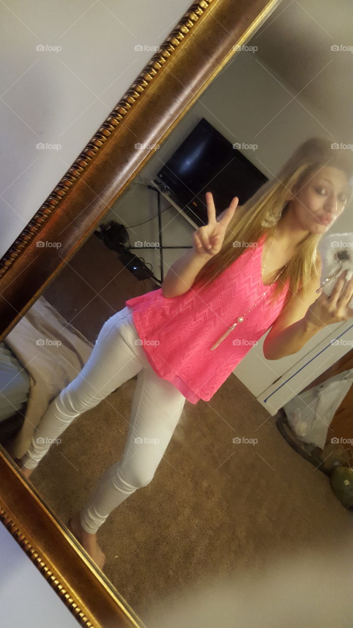 Woman, Indoors, People, Girl, Room