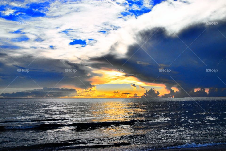 Sunset at Sanibel Beach Florida