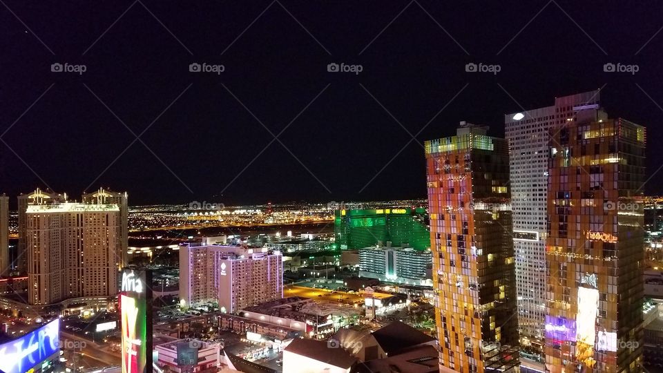 Las Vegas night view