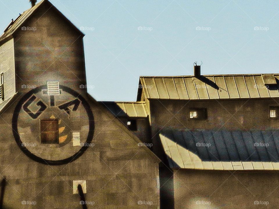 Rural Montana grain elevator 