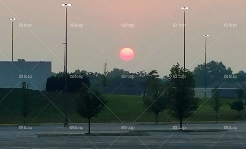 Sunrise in Woodbridge, nj