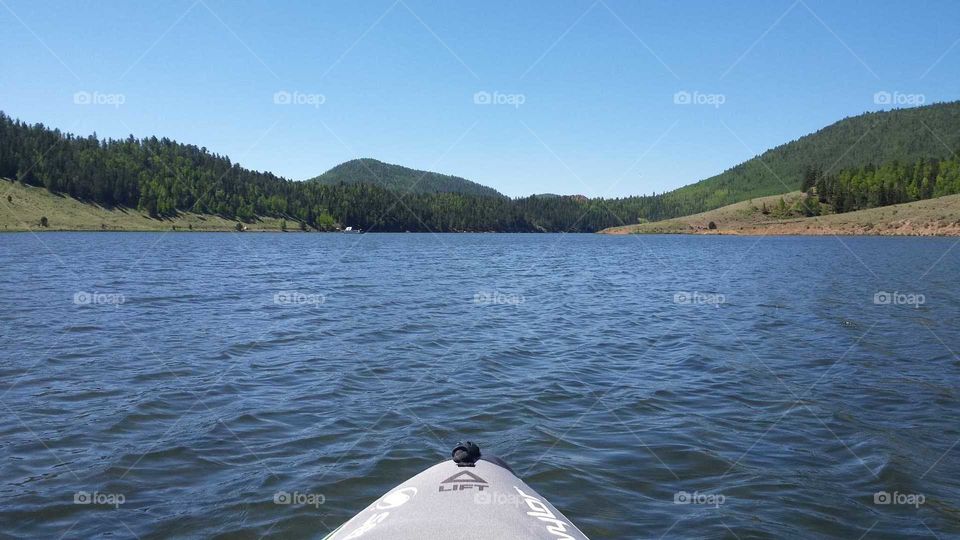 Lake kayaking