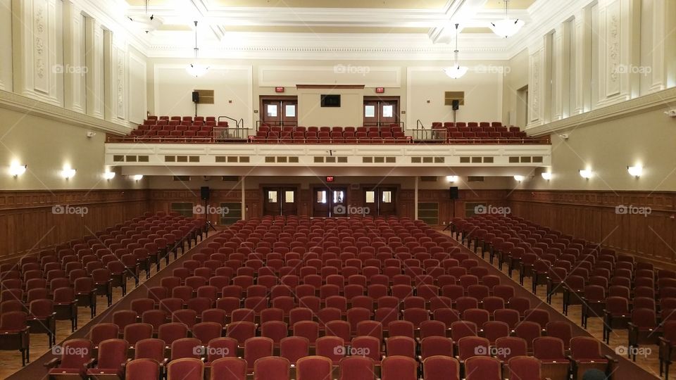 Time for the stage.. Tech rehearsal for a project..