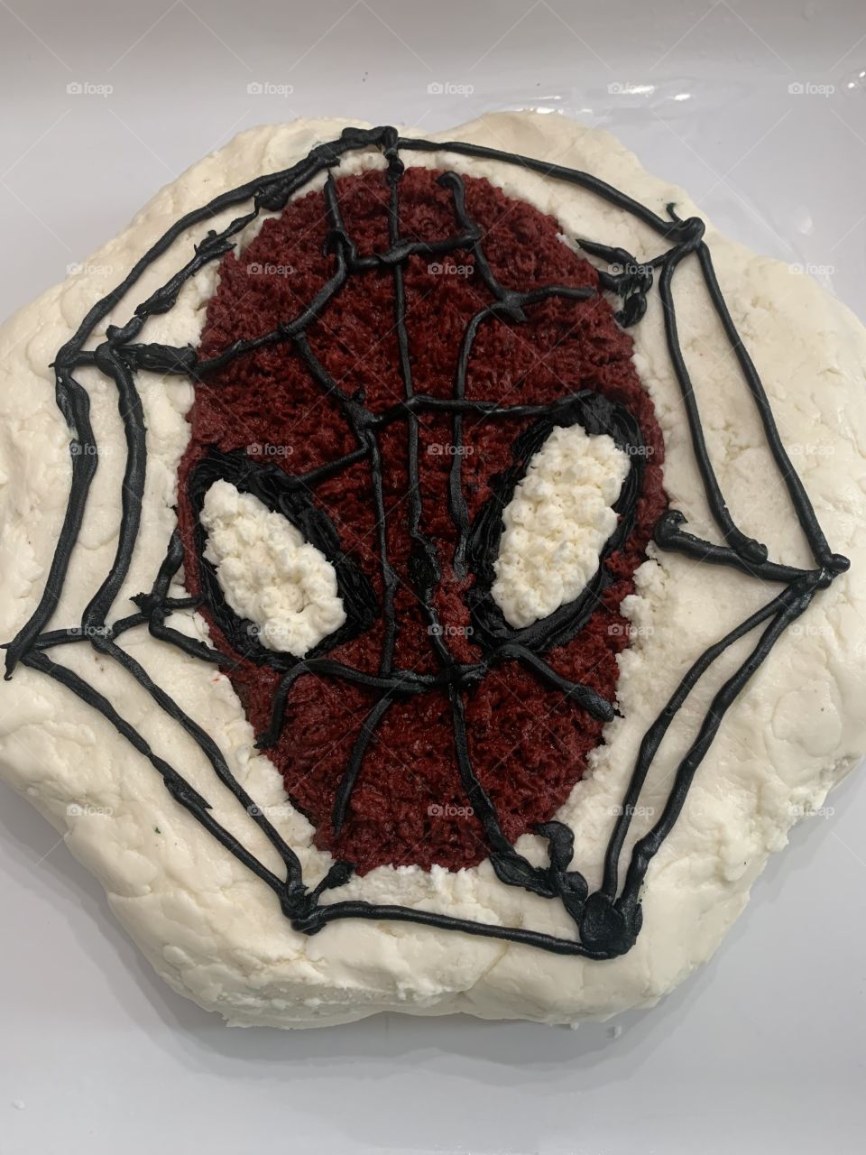Spider-Man birthday cake 