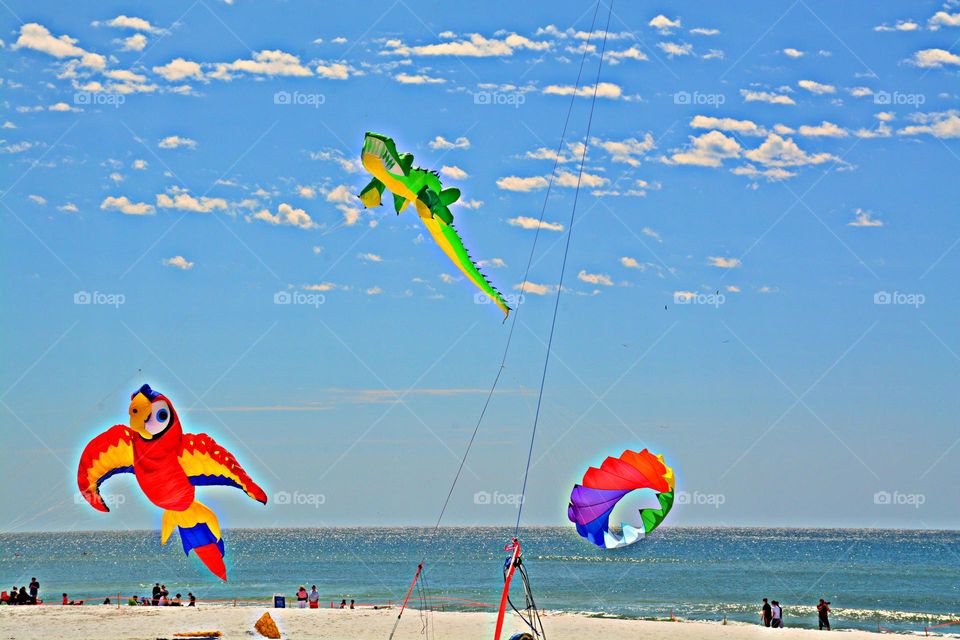 Flying a kite on the beach is more than just a recreational activity; it’s a form of artistry and expression. As you watch, you become one with the elements, harnessing the power of the wind to create a mesmerizing dance in the sky.