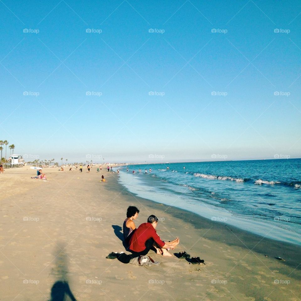 Couple on beach