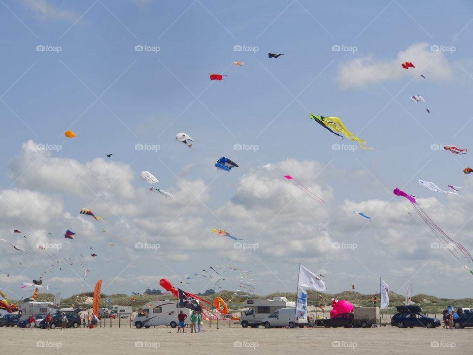 Kites in St.-Peter-Ording