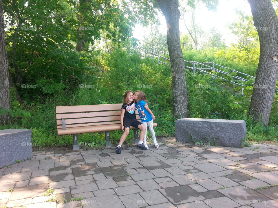 Park, Bench, People, Nature, Tree