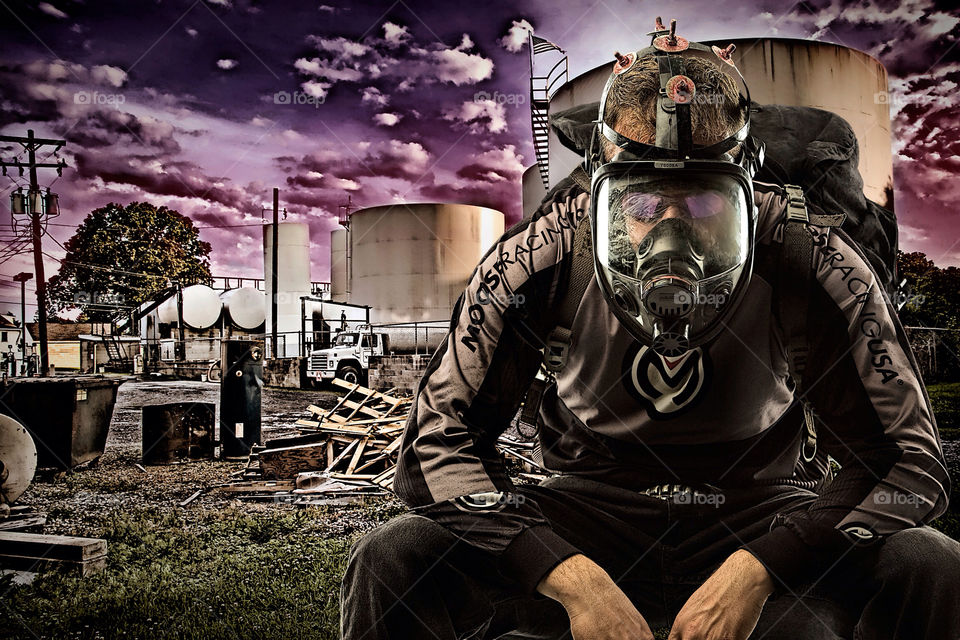 portrait grunge apocalypse conceptual by Cheshirepoet