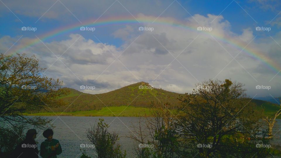 Rainbow at the Lake