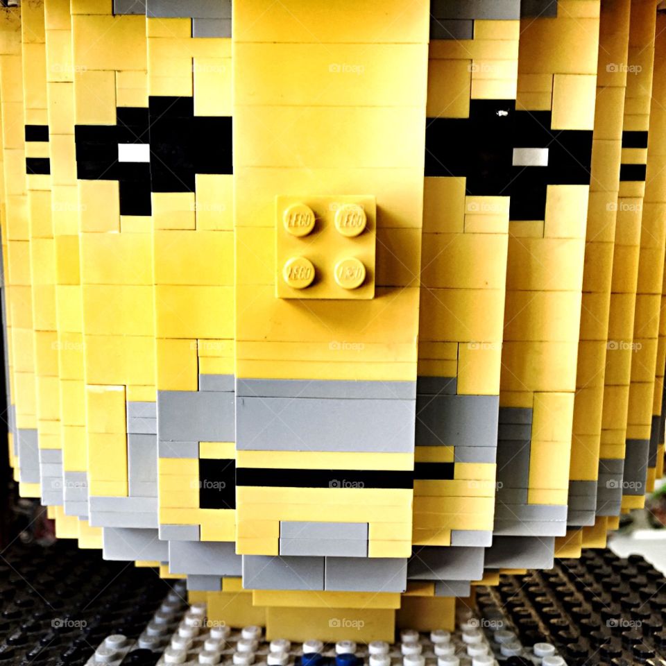 Meet 'Pixel'- Lego man face morphed . 'Pixel'- Lego man face morphed, IPhone art 