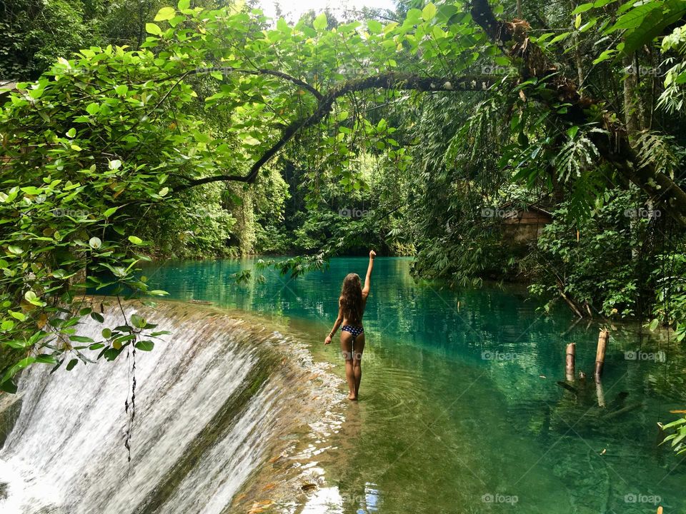 Young woman in the nature 