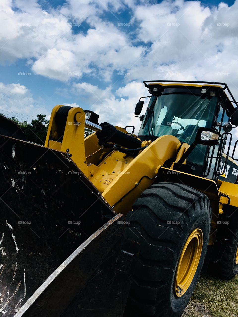 Front loader heavy construction equipment 