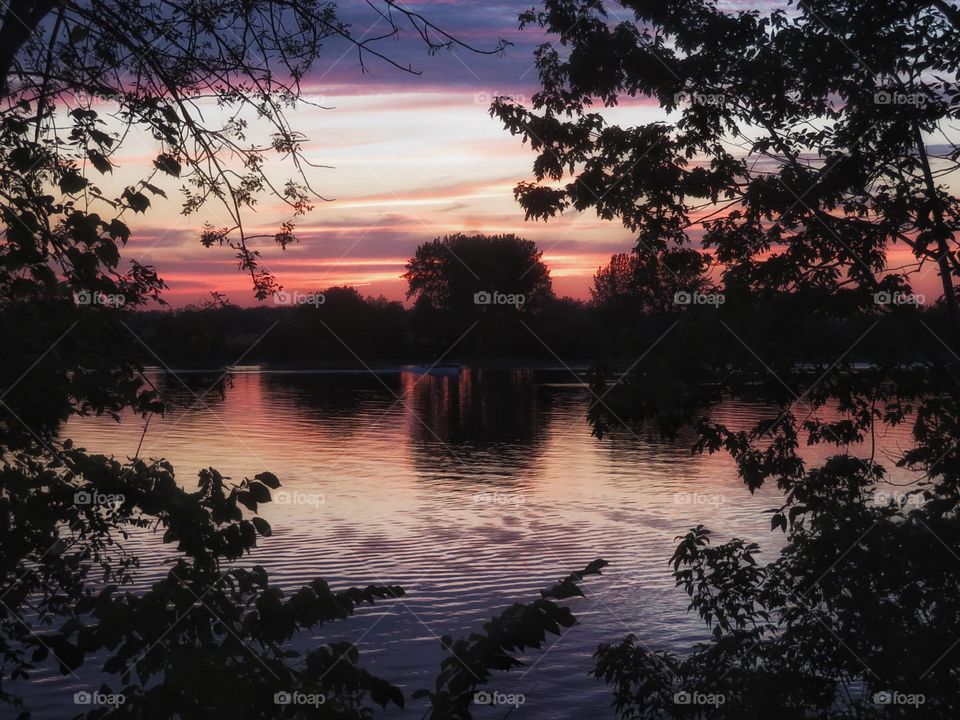 Sunset Boucherville Québec 