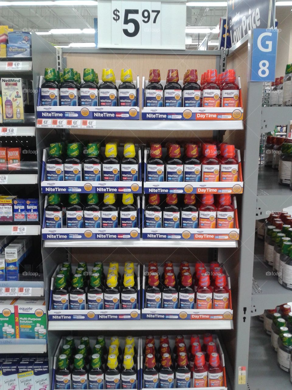 Equate cold and flu display