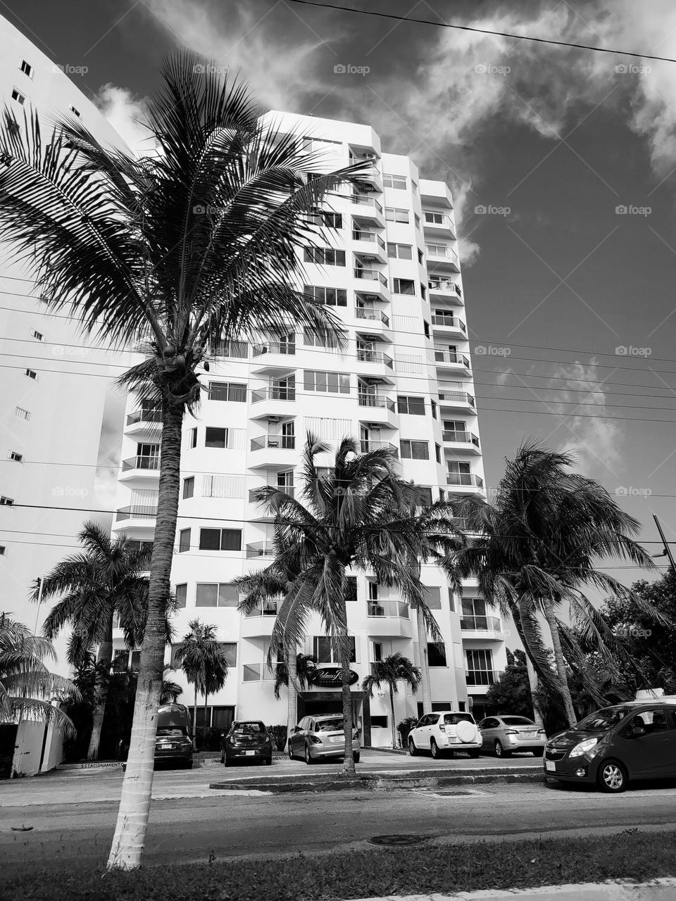 arquitectura en blanco y negro