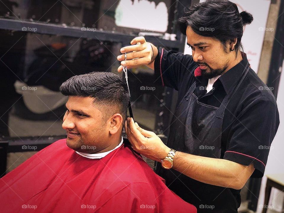 "being A BARBER is about TAKING CARE the PEOPLE "
