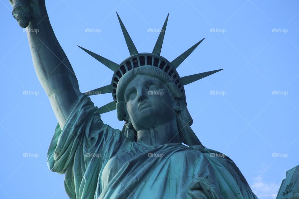 Lady liberty face 