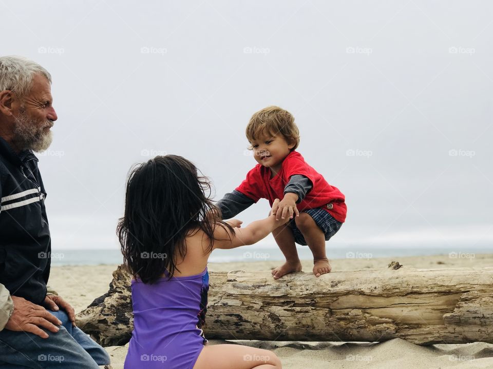 Awesome memories! on a lag at the beach