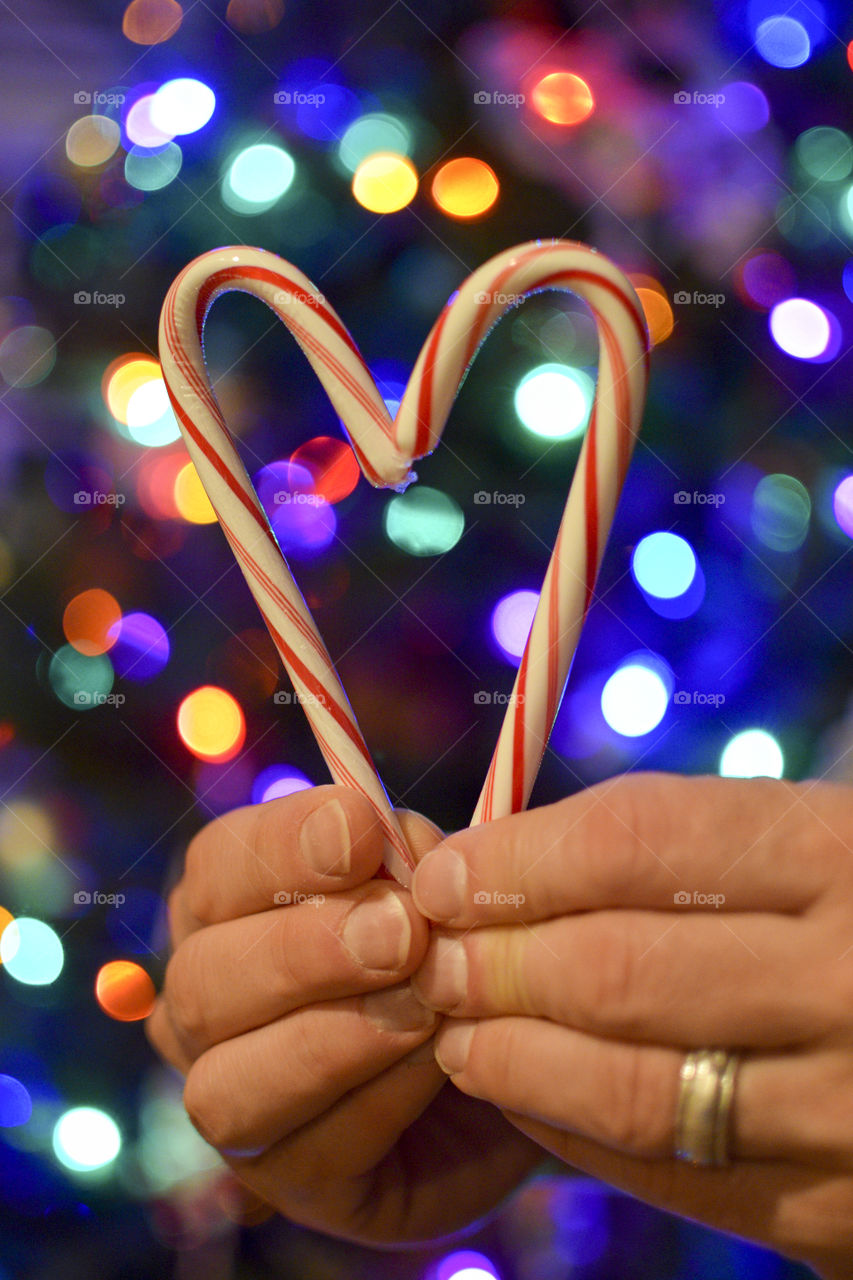 Candy Cane Heart 