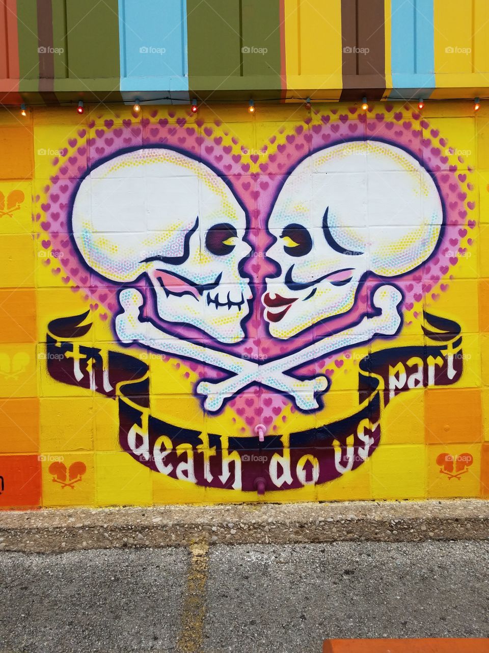'til death do us part - mural