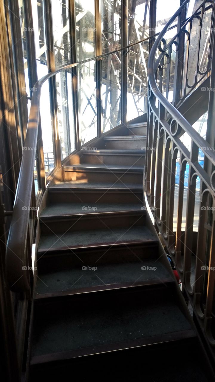 Steps Eiffel tower