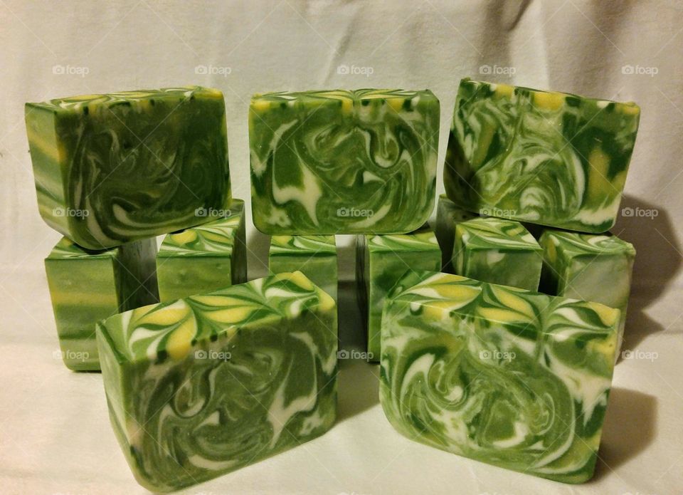 ginger lime handmade soap