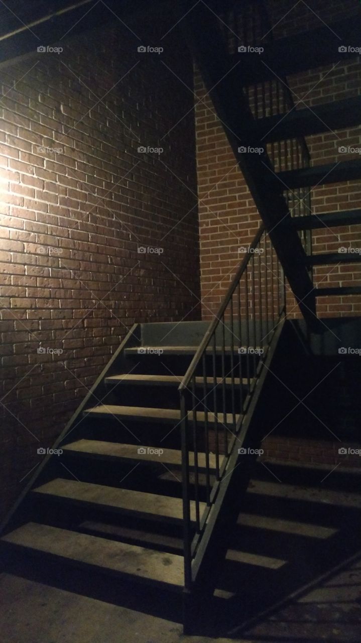 Empty stairwell