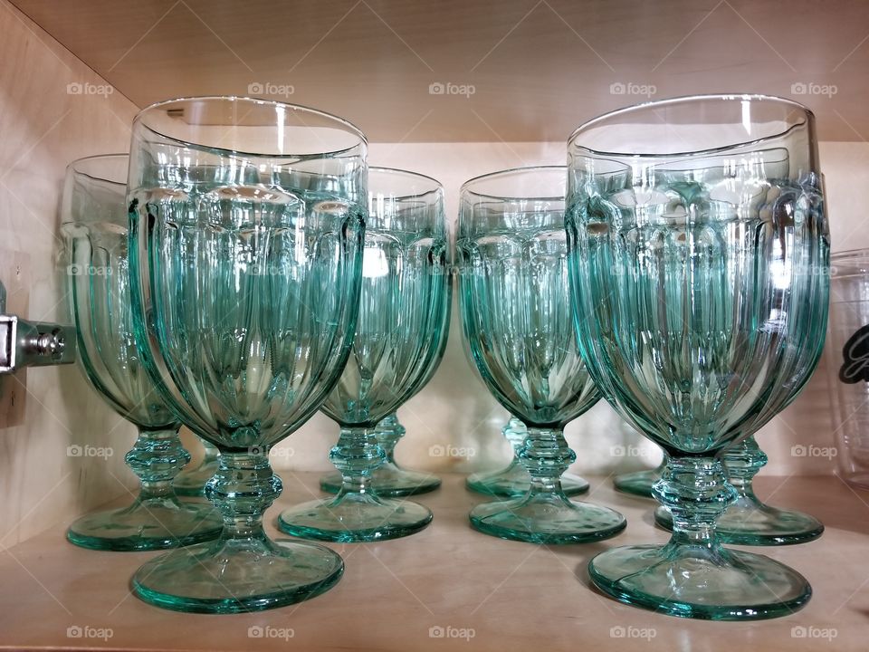 water glasses