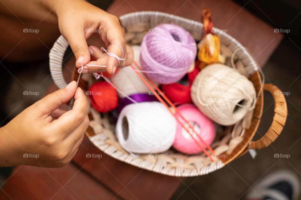 Crocheting