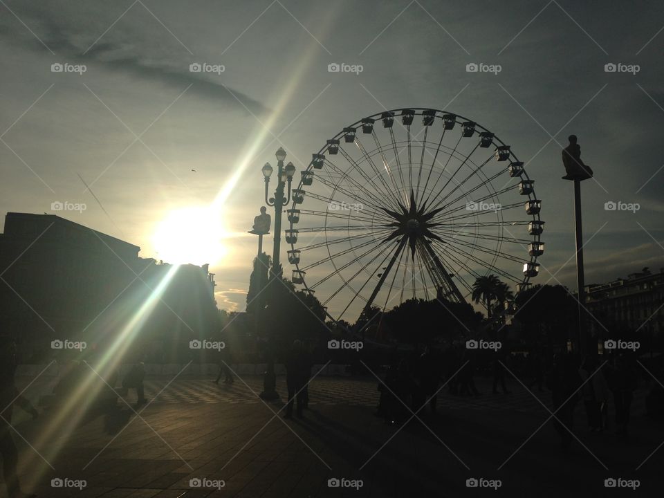 Ferris wheel in Nice  - France