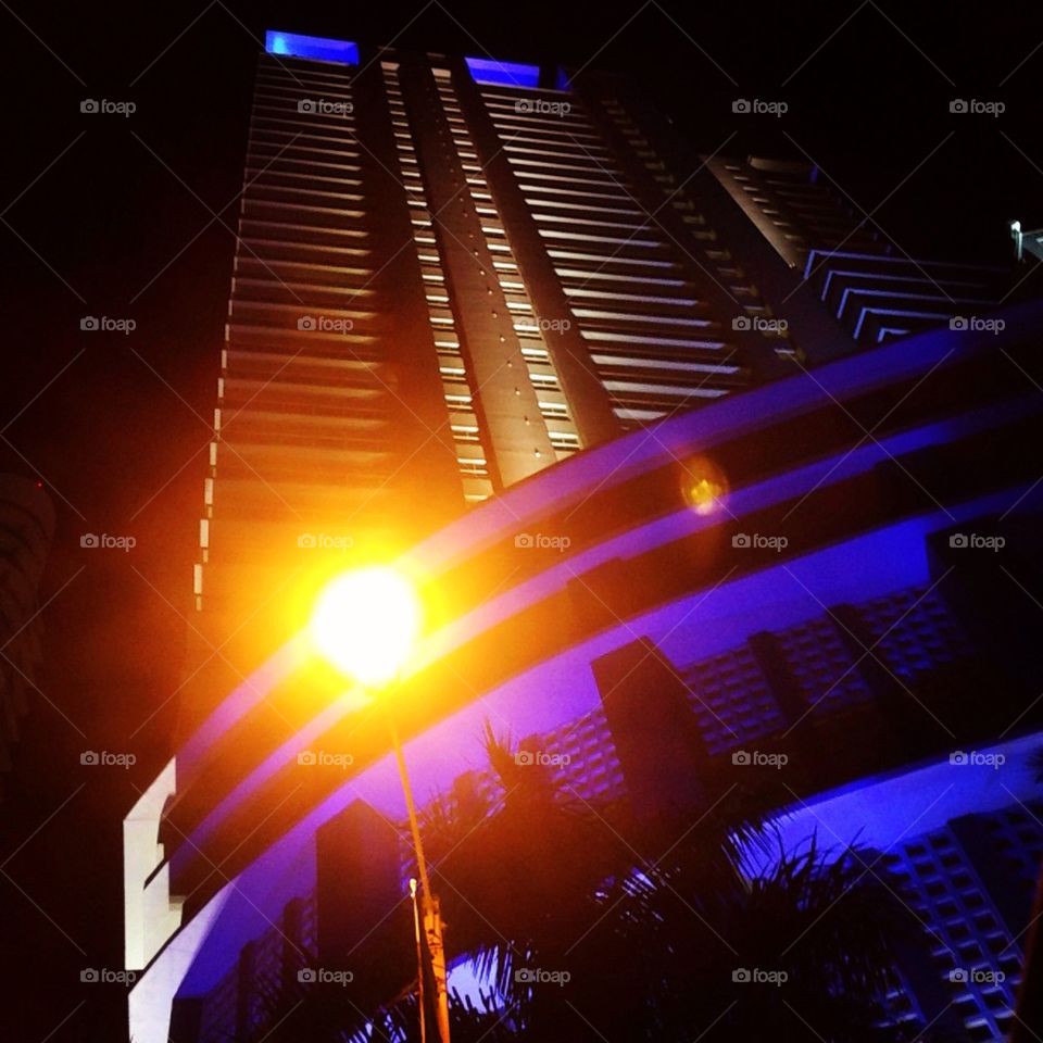 buildings lights nightlife miami by natg805
