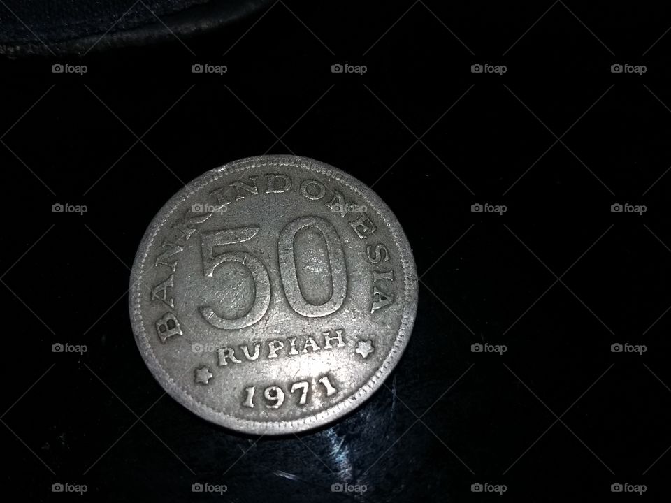 Indonesian Rp 50,00 Coin 1971 Edition