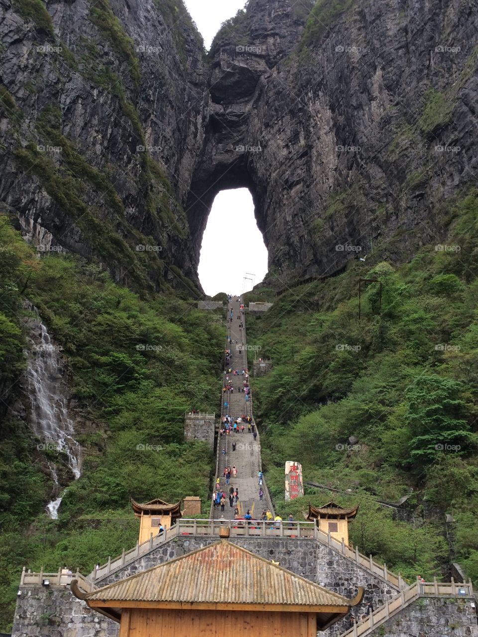 A hole through mountains