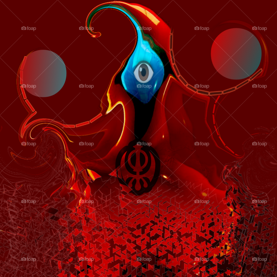 Digital Art. Spiritual Sperm